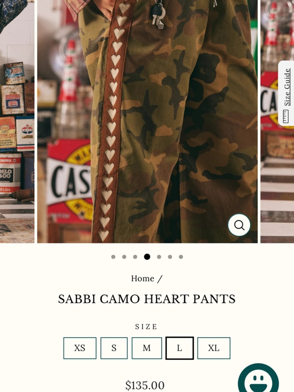 SABBI- Camo Pant NWT - Picture 5 of 8